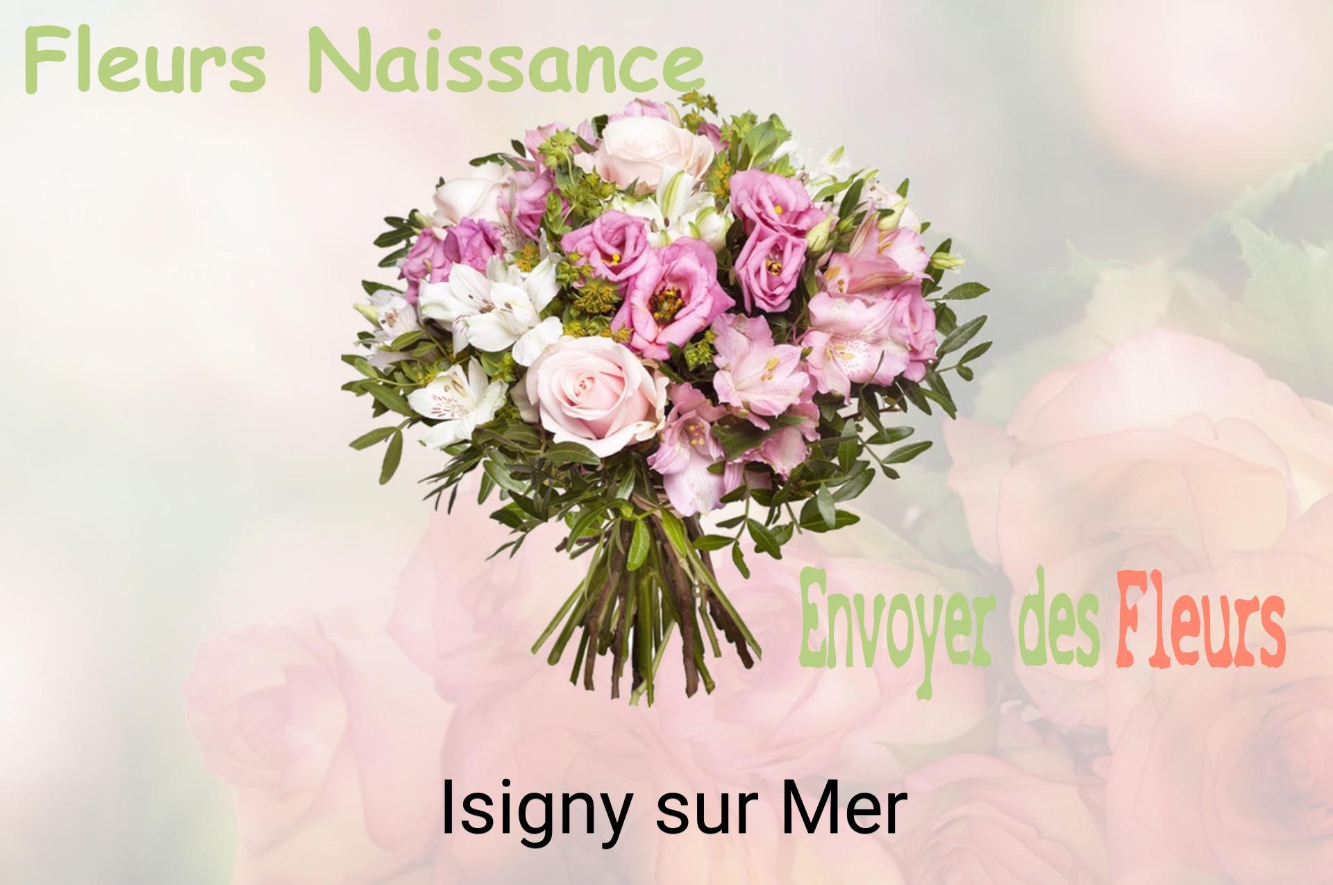 Bouquet de fleurs de naissance livré à Isigny-sur-Mer